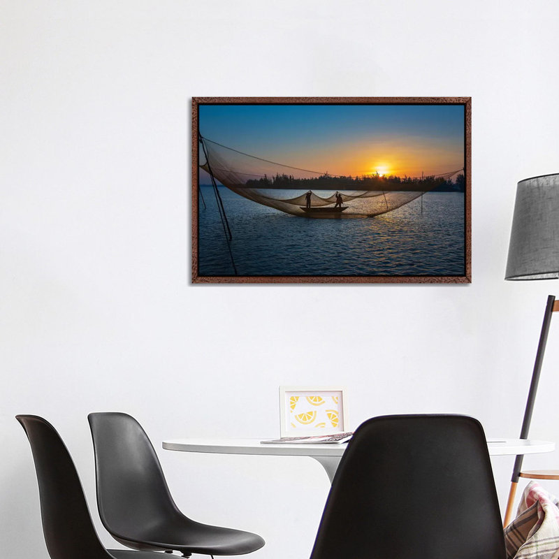 Fishing Net by Trung Pham - Gallery-Wrapped Canvas Giclée on Canvas, 101.6 cm H x 66.04 cm W, Classic Wood Framed
