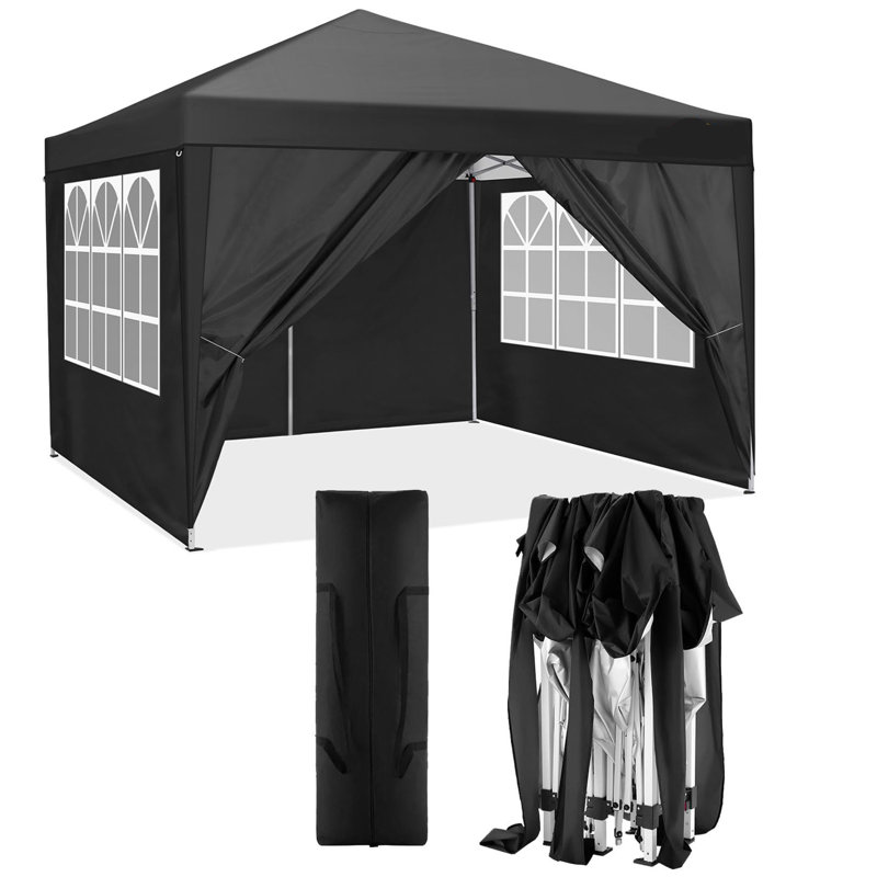 10x10 Center Top Folding tent, White 1