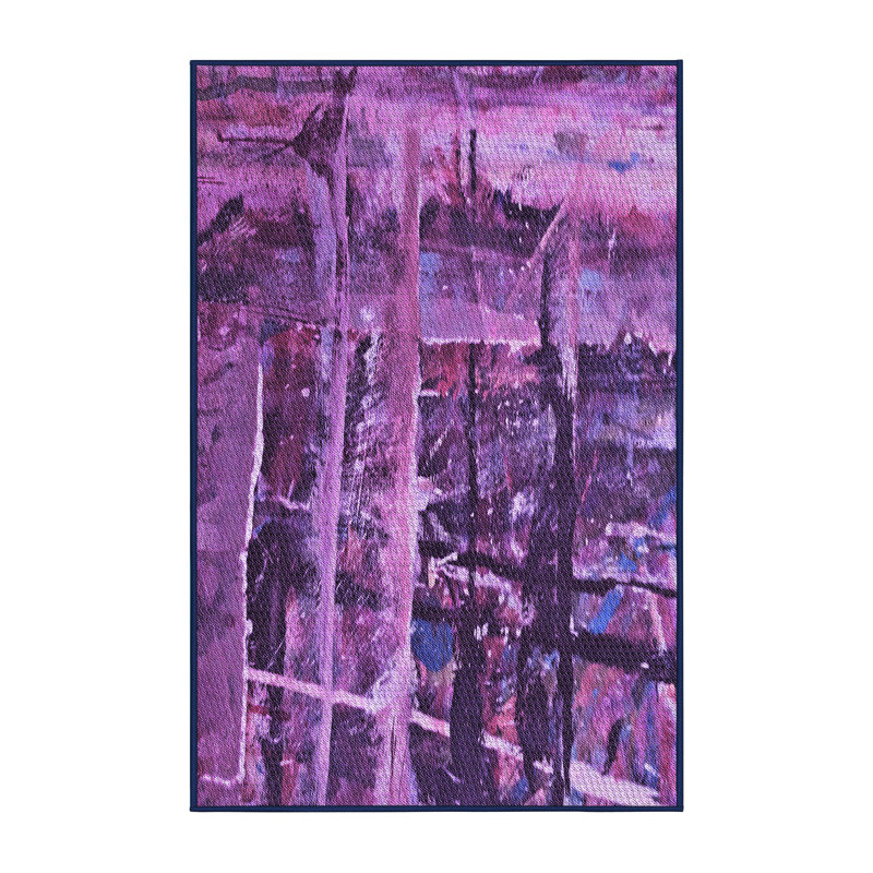 Tapis 100% à motifs lavables à la machine 2989 - Pat31 PUR, Rectangle 4 pi x 6 pi