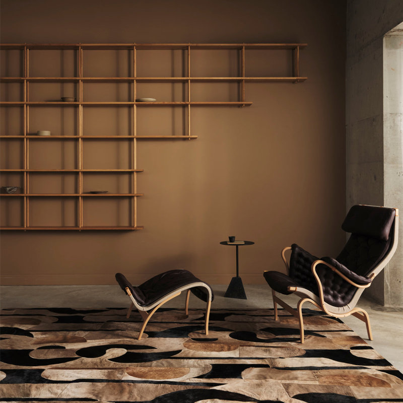 Tapis rectangulaire en béton - Taupe, Rectangle 5' x 8'