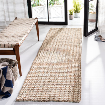 Tapis d'intérieur en jute tissé à la main Crick