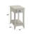 Bertie White Finish Accent Table-125534487