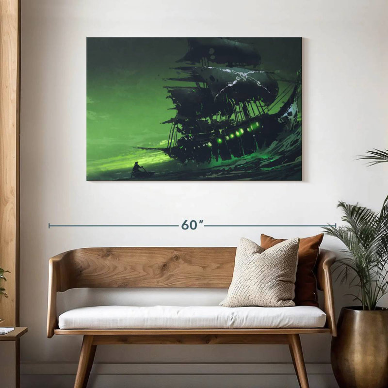 Mehar The Flying Dutchman, 30" H x 45" W