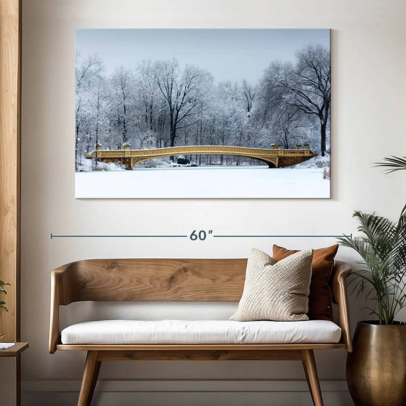 Lilie Bow Bridge, 34" H x 51" W