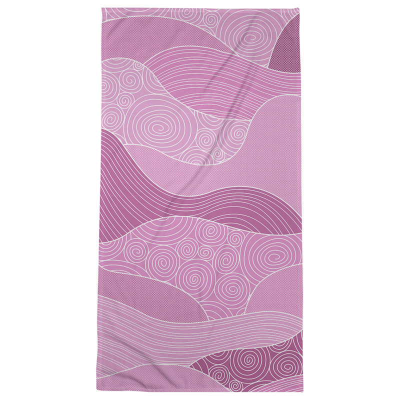 Katelyn Elizabeth Cotton Blend Beach Towel, Pink