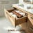 Roll-up Teak Bath Mat