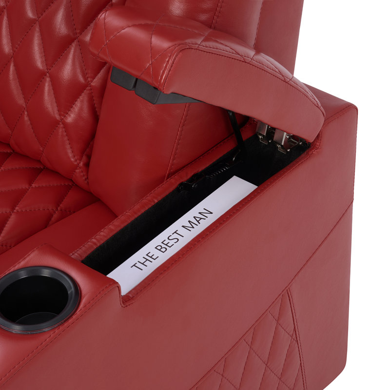 Fauteuil de cinéma inclinable Power Zero Gravity, Rouge