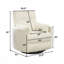 Fauteuil inclinable manuel en velours côtelé-1491386811