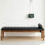 Banc rembourré en similicuir de 66 pouces, banc de bout pour chambre à coucher et garde-robe-131272165