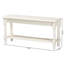 Banc d'appoint avec pieds à canette Baxton Studio Bayard