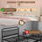 King Headboard, Storage, RGB LED Lighting, USB & AC Charging Station, Recessed Baseboard – Modern Wood Bedroom Furniture-1239856385-1239856414