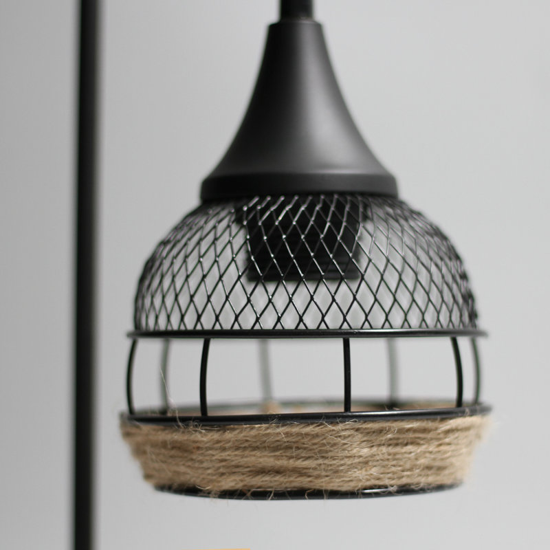 Lampe de table en bois massif Sabaah