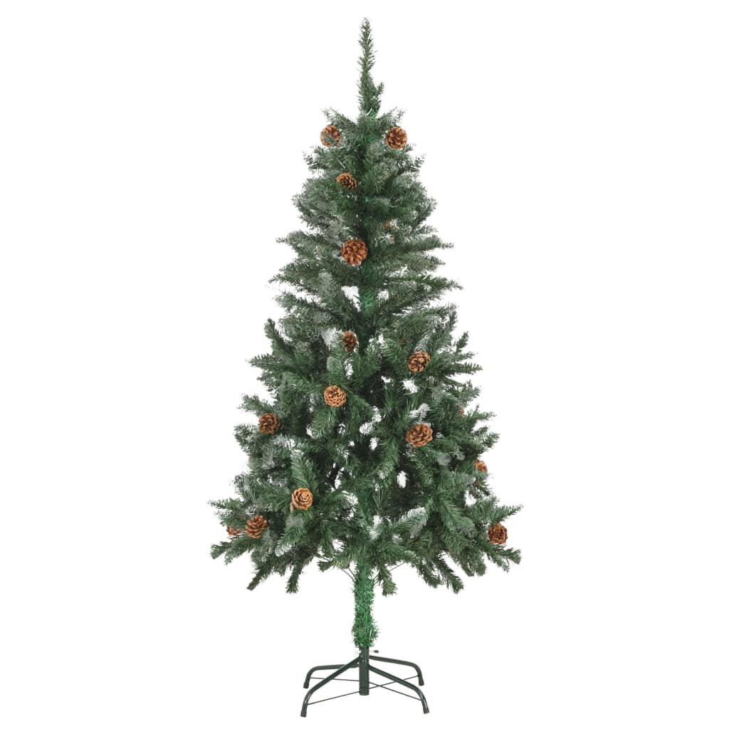 Künstlicher Weihnachtsbaum Grün mit Kugeln und Ständer