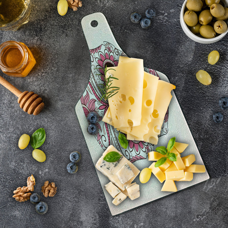 Planche à découper en verre trempé Ambesonne