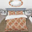 Ensemble de housse de couette rustique Salmon and Gold Rustic Tile II - Farmhouse-109149023