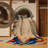 Machine Washable Botanical Brown Area Rug-1161180141