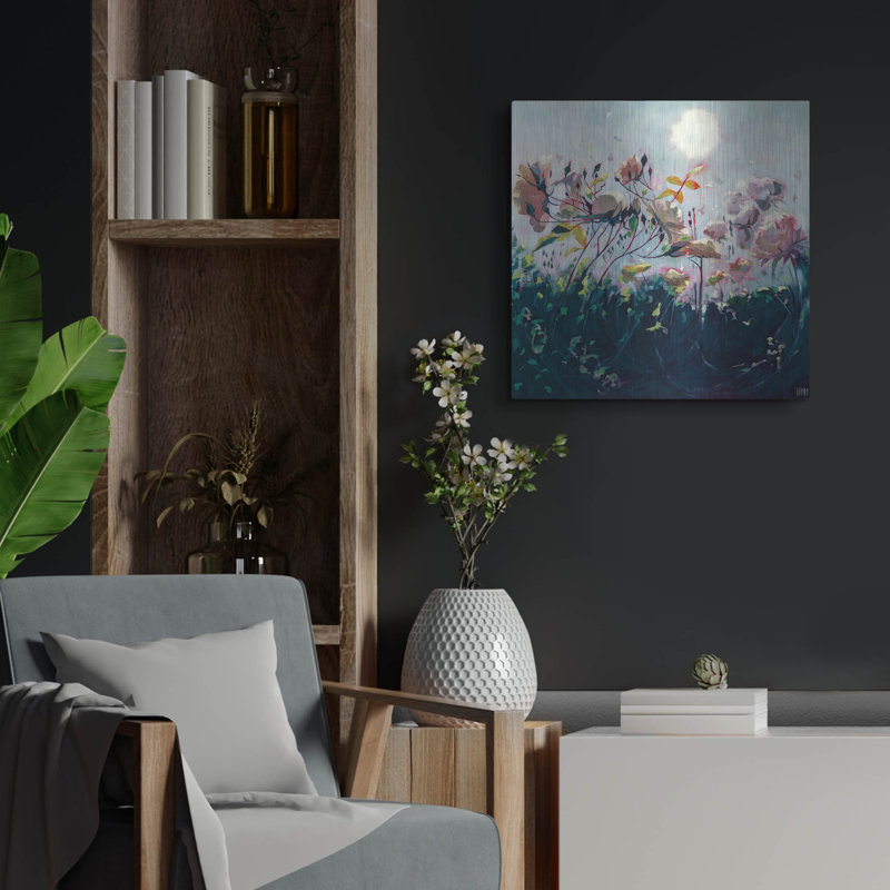 Art sous-jacent en métal, H 24 po x l 24 po