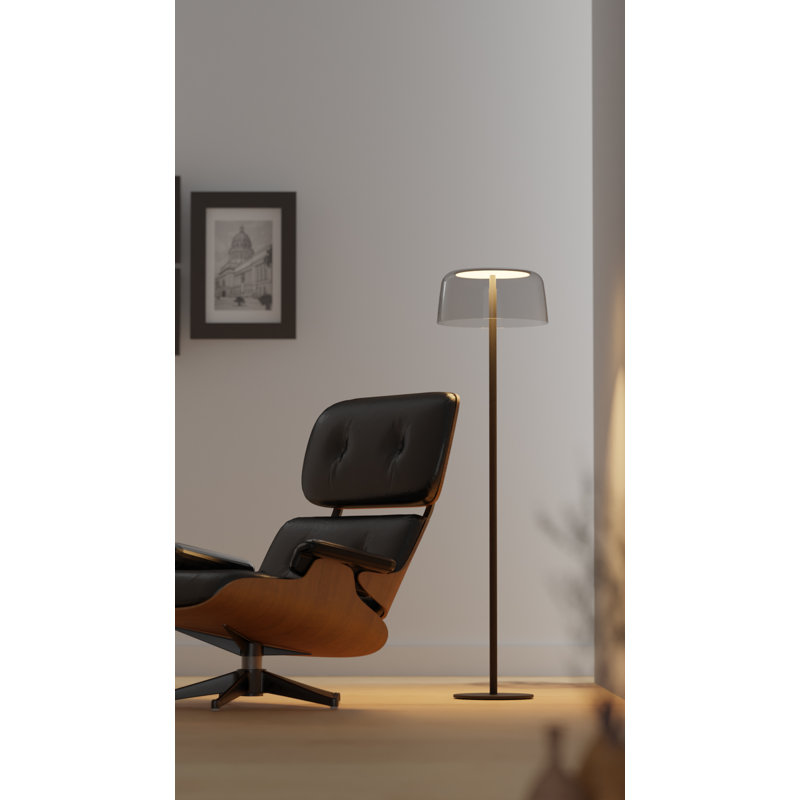 Yurei LED Floor Lamp, Matte Black