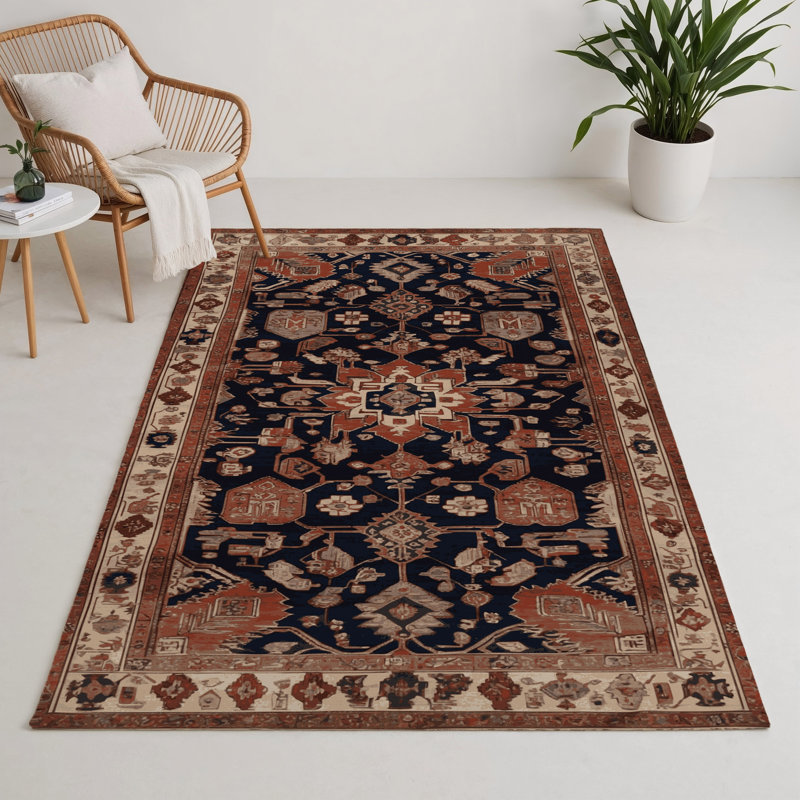 Tapis turc intérieur et extérieur brun, Rectangulaire 3 pi x 5 pi