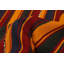 Boho Kilim rouge 5 pi 5 po x 9 pi 2 po