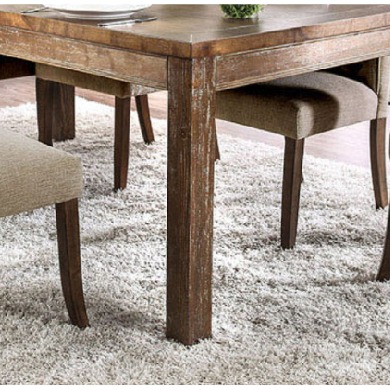 84" W Rustic Dining Table, Antique Black, Antique Black, 30.5"H x 66"L x 42.4"W
