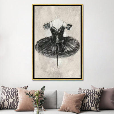 Reproduction d’art « Black ballet dress II » par Ethan Harper