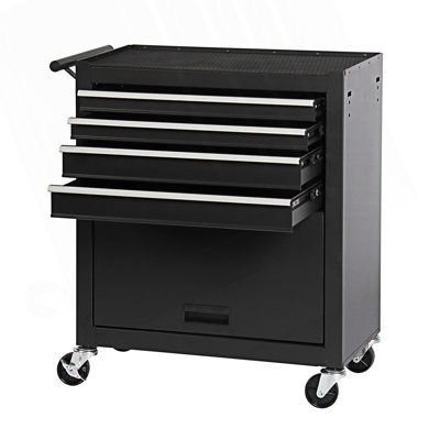 4-Drawer Rolling Tool Chest, Cabinet With 4 Wheels Tool Chest With Drawers, Entry Way Cabinet