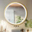 Cheli Aluminium Round Mirror-475125085