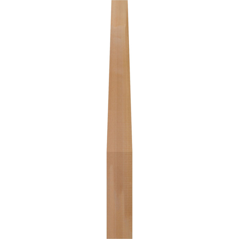 Attelle de genou Funston, Cèdre rouge, Lisse, H 40 po x l 3,5 po x P 28 po