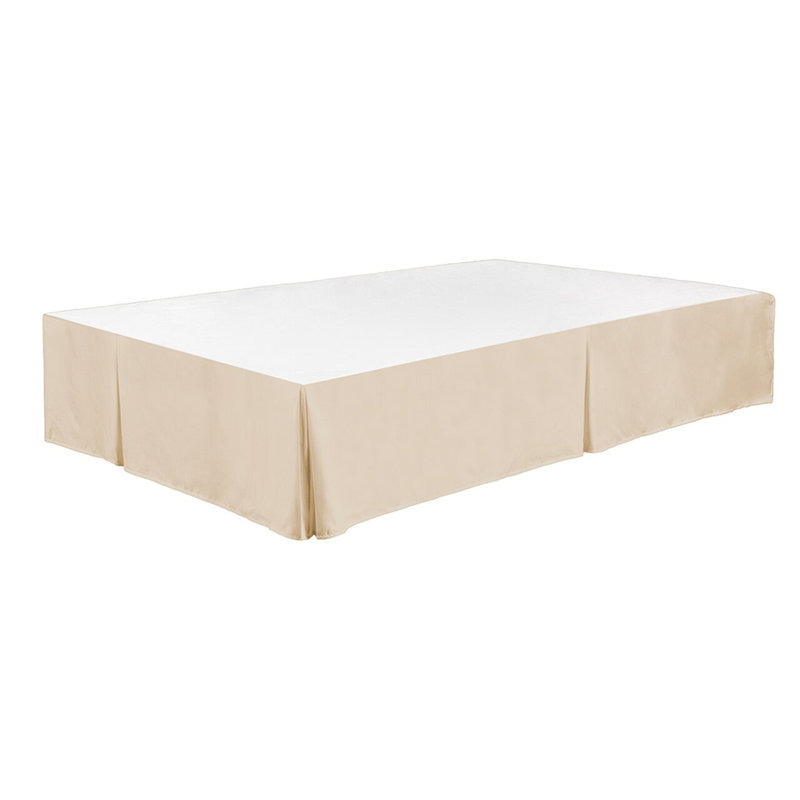 Jupe de lit Bedskirt 5, Double, Beige
