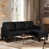 Black Faux Leather selected