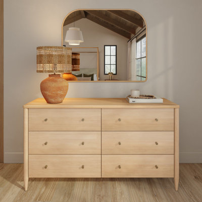 Harbour 6-Drawer Solid Wood Dresser