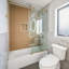 Carreau de mur et de plancher en porcelaine aspect bois 24 po x 48 po Marqueterie-89069363