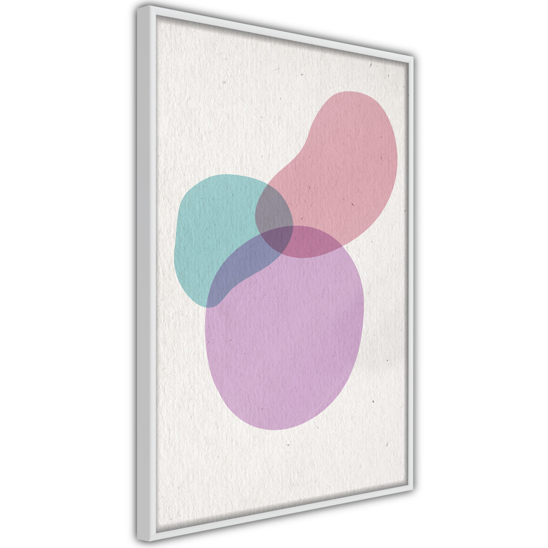 Gerahmtes Poster Pastel Sets I