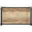 Bibliothèque en chêne antique et gris sablonneux avec tablette ajustable Rustic 3 accents - option de rangement
