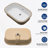 22" X 15.25" White Ceramic Undermount Bathroom Sink With Overflow