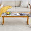 Table basse avec un motif de marbre naturel et lisse sur la surface-1643726867