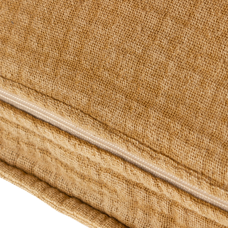 Ribble Cotton Rectangular Throw Pillow Cover, Yellow