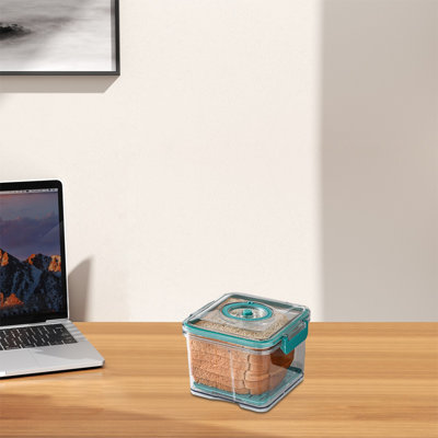 Réfrigérateur Boîtes de conservation des aliments Contenant hermétique sous vide pour la cuisine à domicile Vidange hermétique transparente Pot à eau avec serrure à minuterie pour la fraîcheur et la congélation
