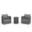 Ensemble de chaise pivotante et de table basse Holmesville-132205483