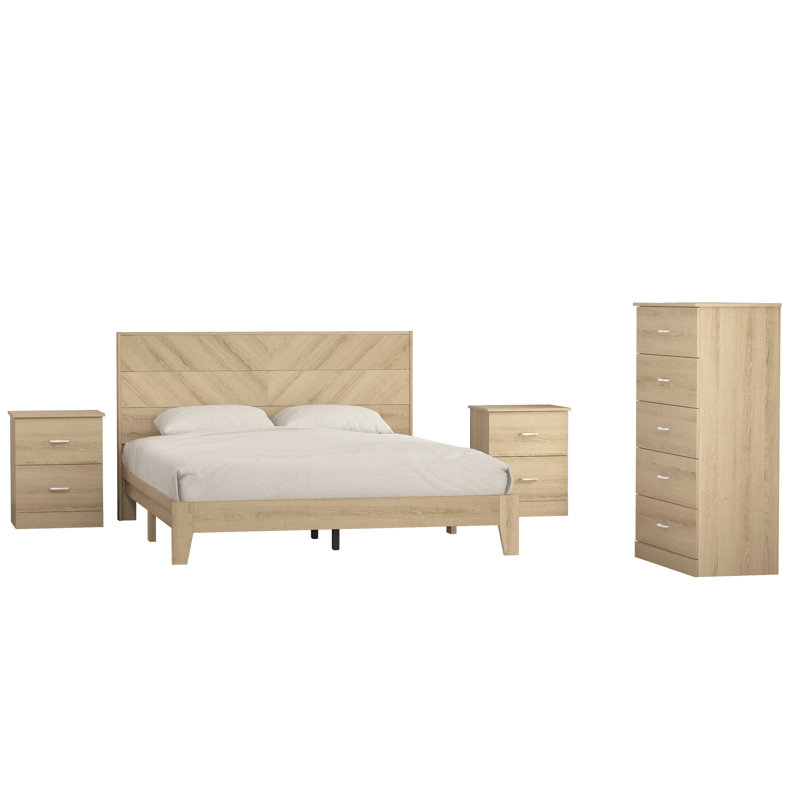 Curtis 4 Piece Bedroom Set, Queen
