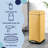 Betty Retro Steel Step On Trash Can-109049528-92903820