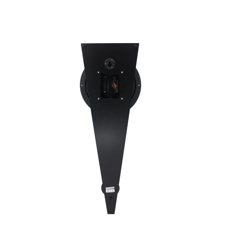 QXC111SLH Classic Modern Clock, Black