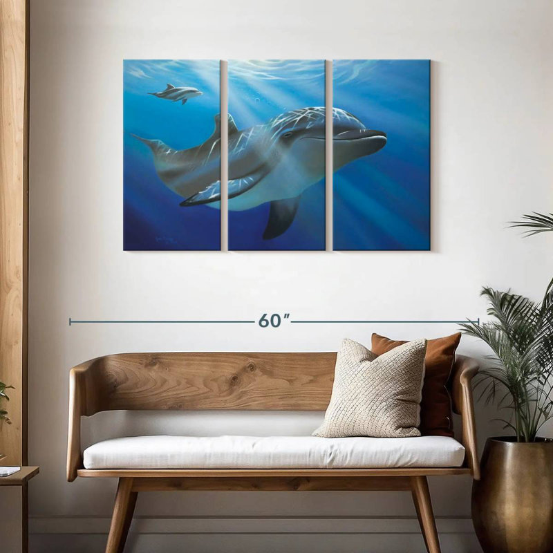 Brampt Evening Dive, 28" H x 45" W