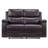 Emony 61" W Manual Reclining Faux Leather Loveseat-109195893