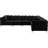 Tremblay Velvet L-Shaped Sectional Reversible-82749520