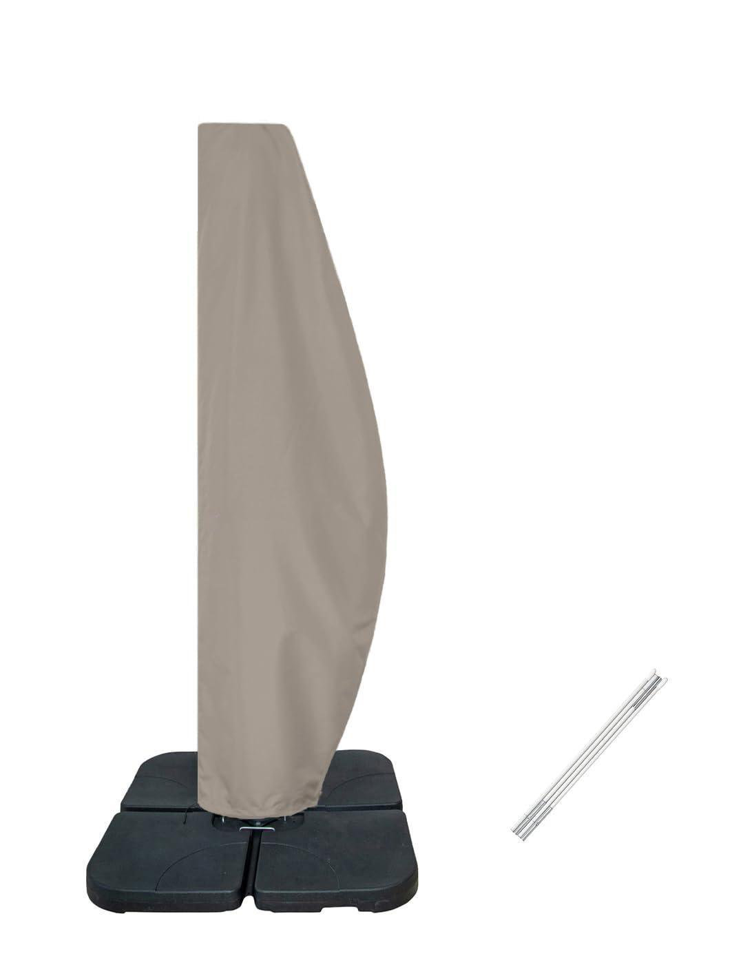 double layer patio umbrella Nuu Garden 15 ft. Double-Sided Patio Umbrella with Umbrella Base, 2  Sandbags at Tractor Supply Co