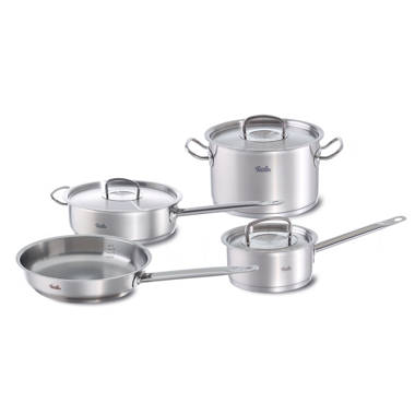 Original-Profi Collection® Stainless Steel Cookware Set, 9 Piece with Metal  Lids