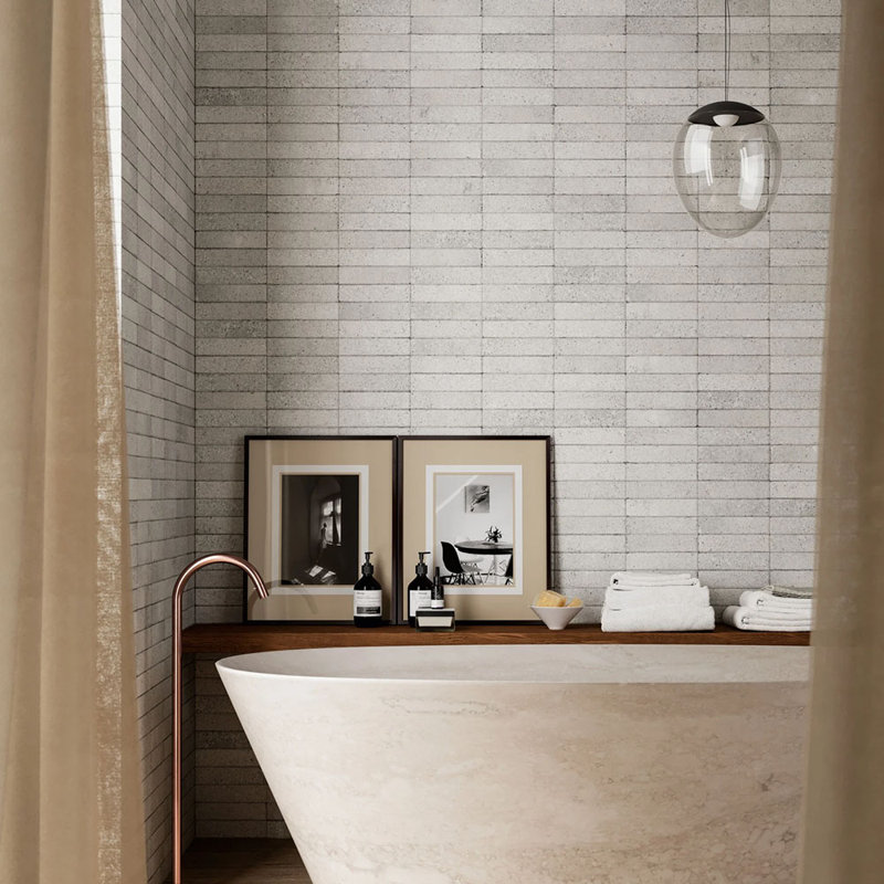 Bricklane 2X8 Pearl, Gray