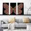 "Louis Vuitton Butterfly" par Jodi, impression sur toile tendue 3 pièces-896124162